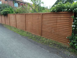 Lap Panels on timber posts